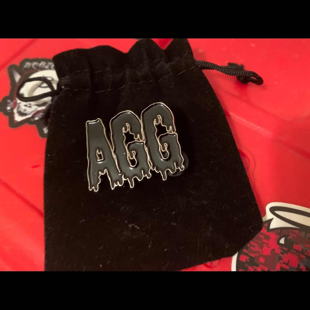 A.G.G. Custom pin, limited #27/100